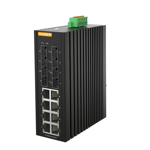 8*10/100/1000Base-T + 8*1000Base-X SFP Industrial Ethernet Switch