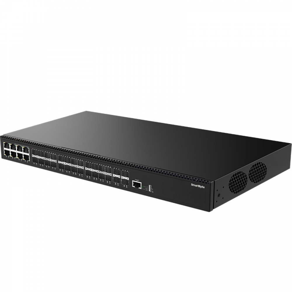 16*100/1000M SFP + 8*1G SFP/RJ45 Combo + 4*1G/2.5G/10G SFP + Layer 2 Managed Ethernet Switch