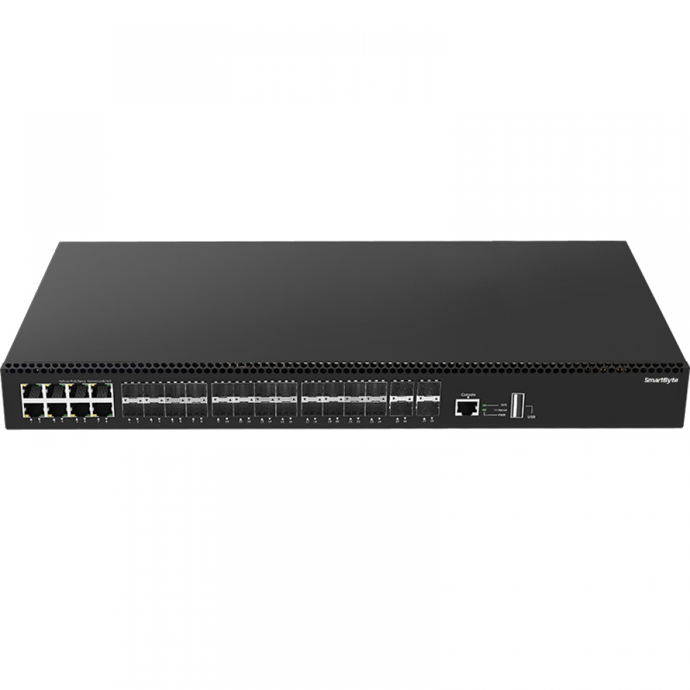 16*100/1000M SFP + 8*1G SFP/RJ45 Combo + 4*1G/2.5G/10G SFP + Layer 2 Managed Ethernet Switch