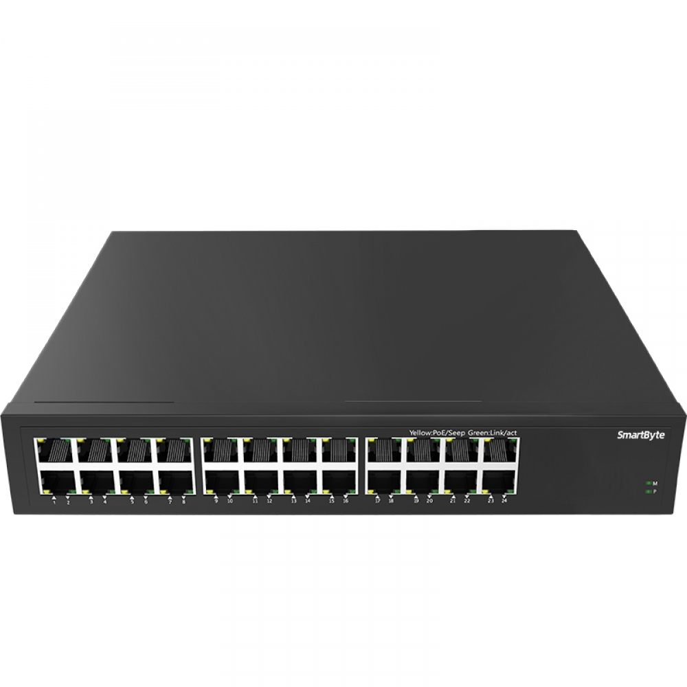 24*10/100/1000Base-T Unmanaged Ethernet Switch