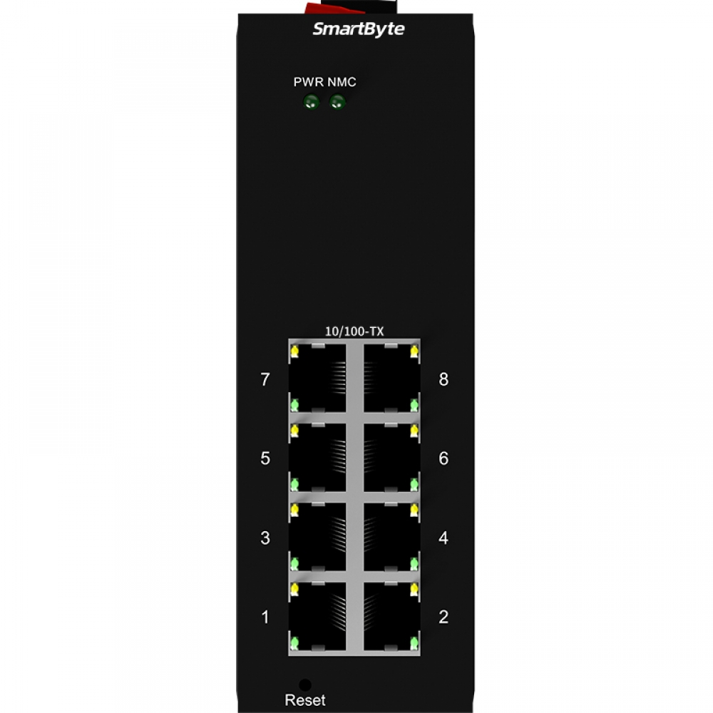 8 *10/100Base-T RJ45 Managed Industrial Ethernet Switch