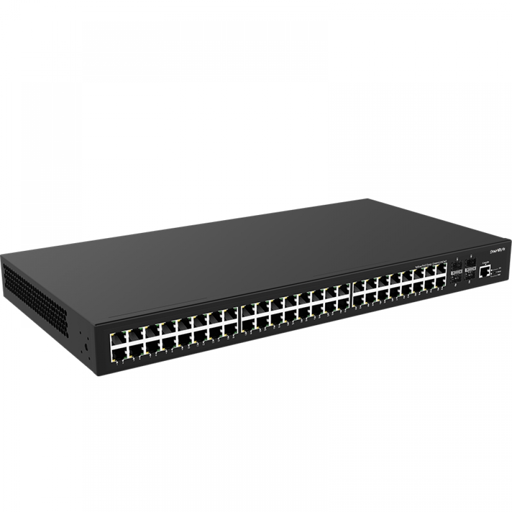 48*10/100/1000Base-T + 4*1G/2.5G/10G SFP+ Layer 2+ Managed PoE Switch