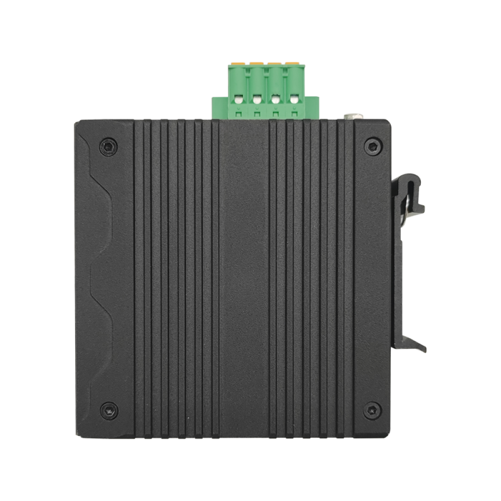 2*10/100/1000Base-T PoE to 2*100/1000Base-X Compact Industrial PoE Media Converter