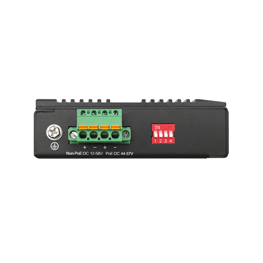 5*10/100/1000Base-T Industrial PoE Switch with 4-port PoE/PoE+