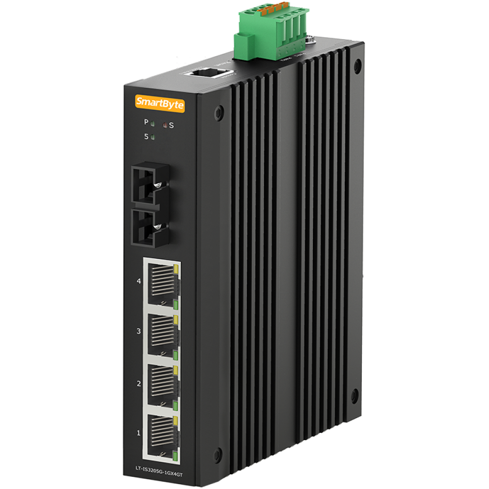 4*10/100/1000Base-X + 1*1000Base-X  Managed Industrial Ethernet Switch