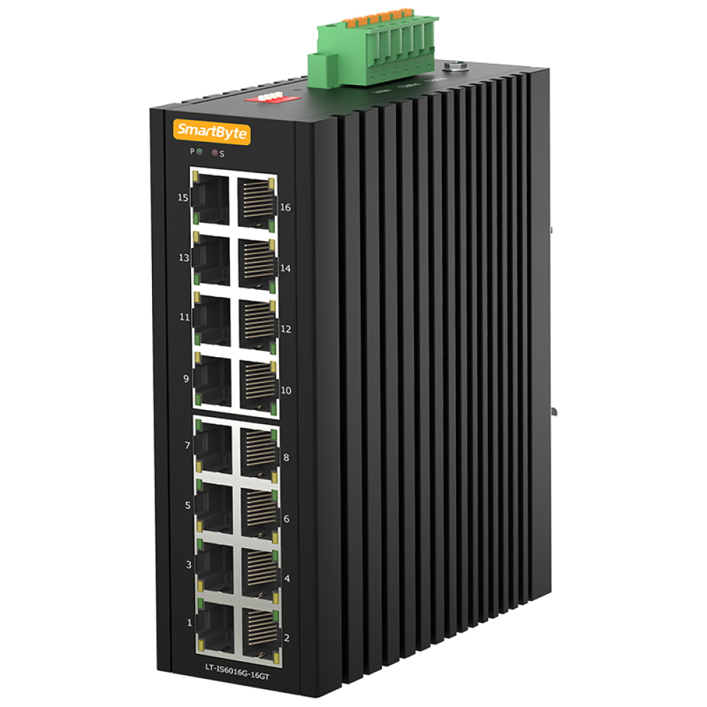 16*10/100/1000Base-T Industrial Ethernet Switch