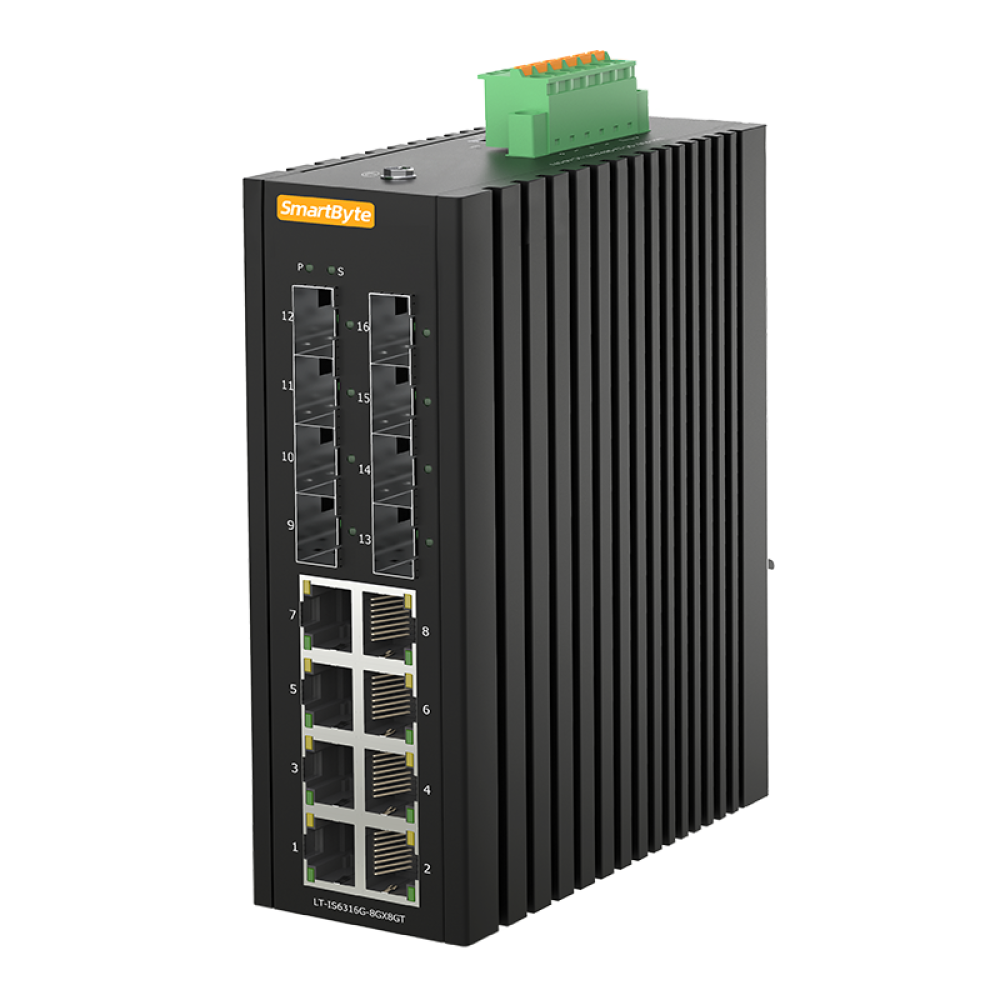 8*10/100/1000Base-T + 4*100/1000Base-X SFP+4*1G/2.5GBase-X SFP Layer 2+ Managed Industrial Ethernet Switch