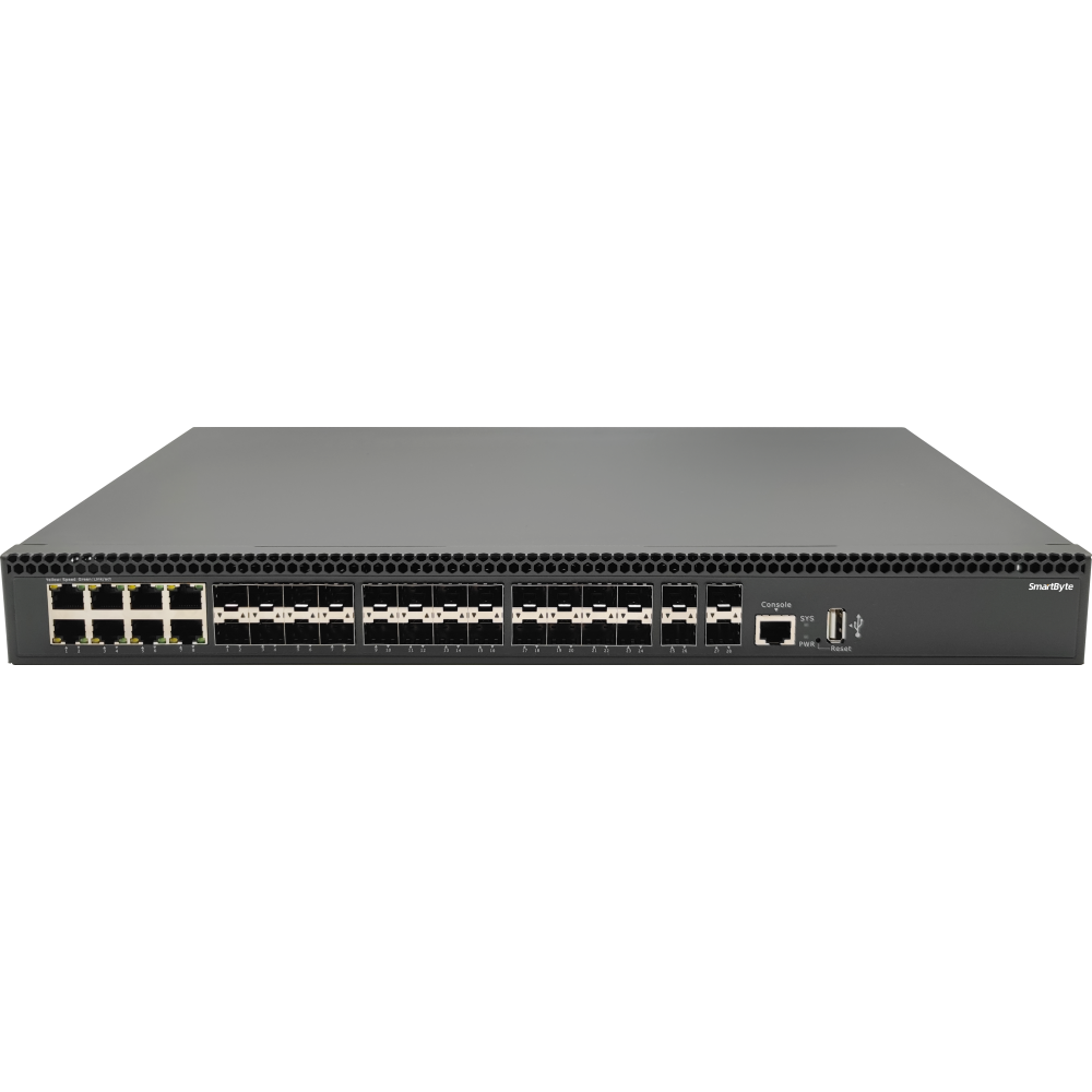 16*100/1000Base-X + 8*Gigabit Combo SFP/RJ45 + 4*1G/2.5GBase-X SFP Layer 2 Managed Fiber Switch