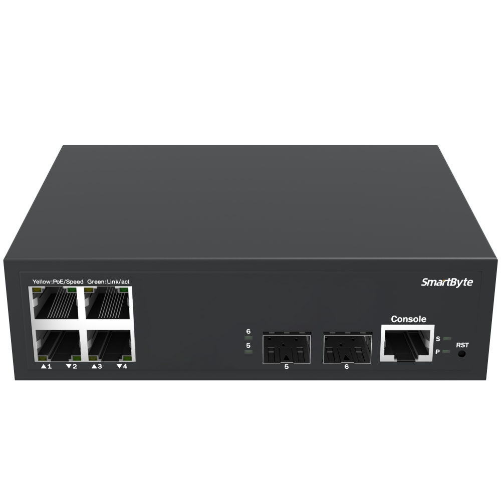 4*10/100/1000Base-T + 2*1G/2.5G SFP Layer 2 Managed Ethernet Switch