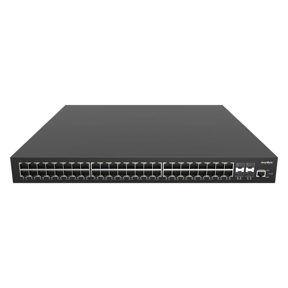 48*10/100/1000Base-T + 4*1G/2.5G/10G SFP+ Layer 2 Managed Ethernet Switch