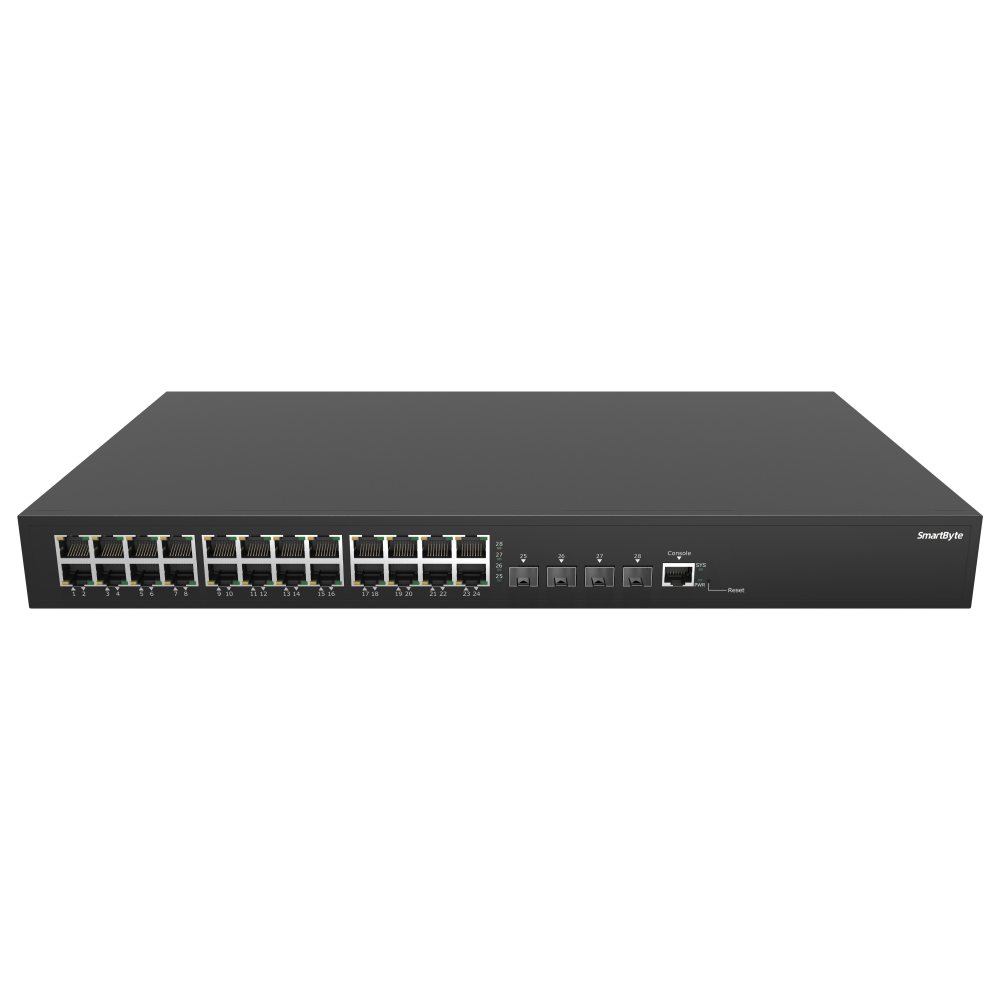 24*10/100/1000Base-T + 4*1G/2.5G/10G SFP+ Layer 2+ Managed Ethernet Switch