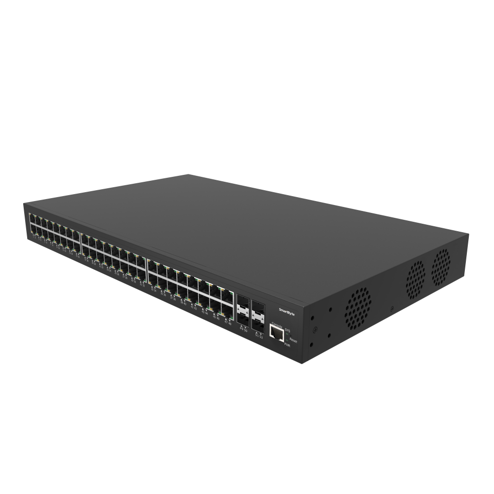 48*10/100/1000Base-T + 4*1G/2.5G/10G SFP+ Layer 2 Managed PoE Switch
