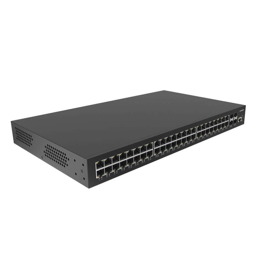 48*10/100/1000Base-T + 4*1G/2.5G SFP Layer 2 Managed PoE Switch
