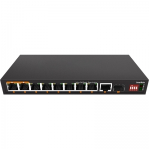 2*1G SFP/RJ45 + 8*10/100Base-TX Enhanced Function Unmanaged Ethernet Switch
