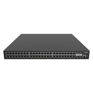 48*10/100/1000Base-T + 4*1G/2.5G/10G SFP + Layer 3 Managed Ethernet switch