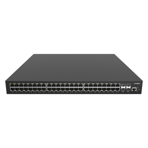 48*10/100/1000Base-T + 4*1G/2.5G/10G SFP + Layer 3 Managed Ethernet switch
